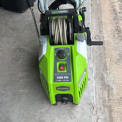 Greenworks 1950 psi 13 amp 1.2 gpm pressure washer with hose reel gpw1950 online