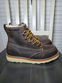 Duradero Rutland Walnut Moc Soft Toe Work Boots 1621 Men's Size 9, 10 and 10.5
