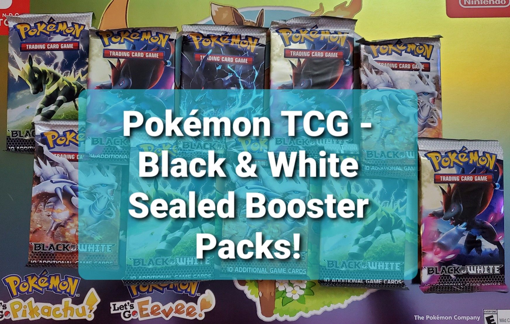 Pokemon TCG Black & White Base Set, Sealed Booster Packs