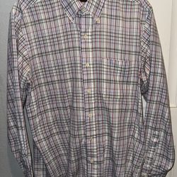 Chaps Ralph Lauren Spirited Tradition Mens Plaided Button Up Shirt