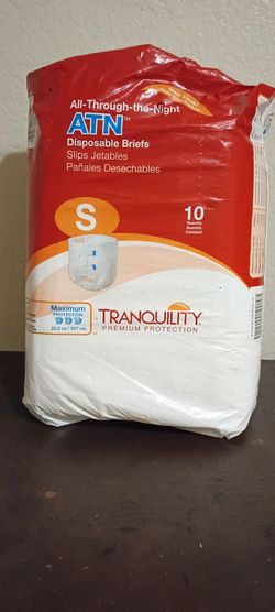 Tranquility ATN (All-Through-the-Night) Briefs 6 Packs (60 Total) $10