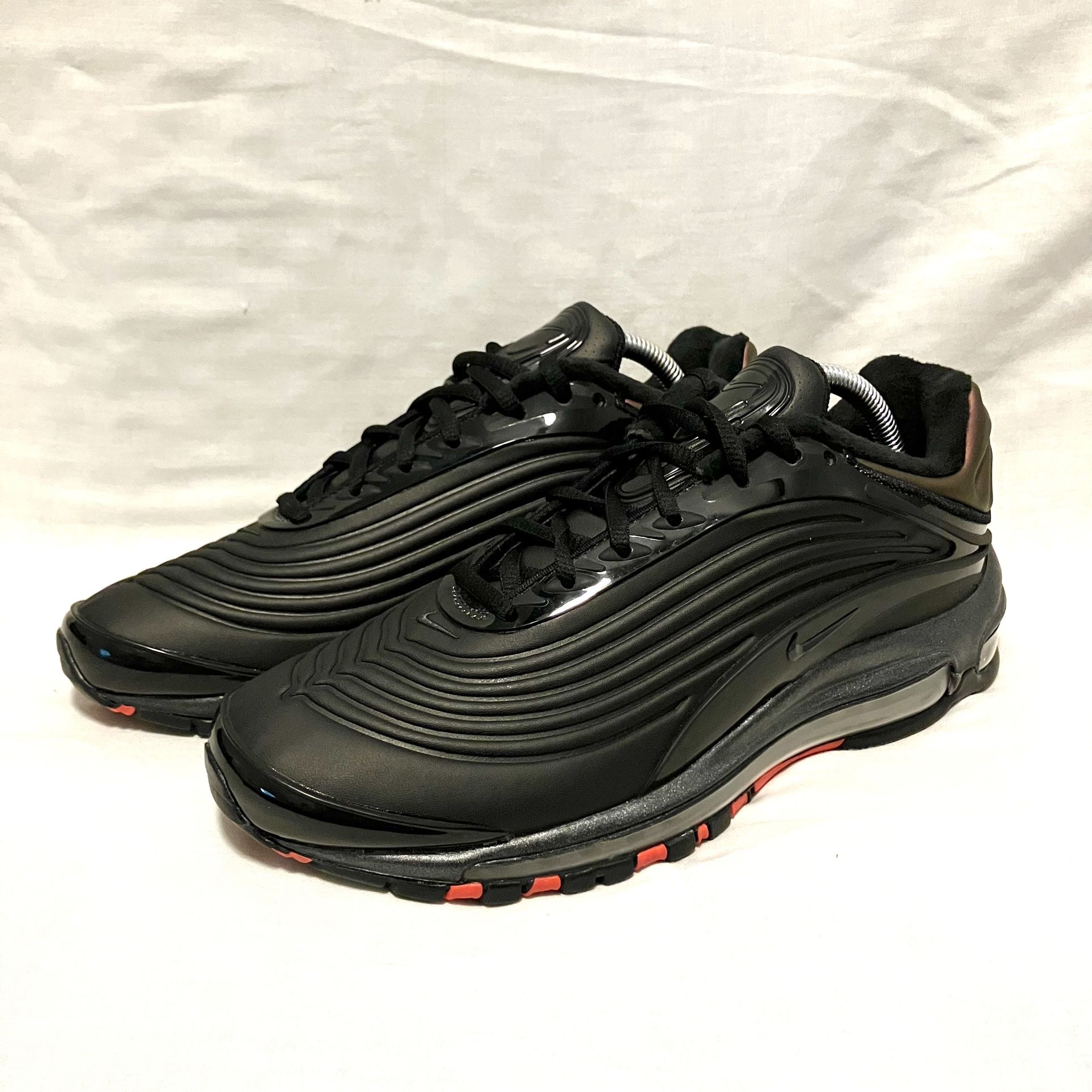Sz Nike Air Max Deluxe SE Mens Black Crimson Shoes