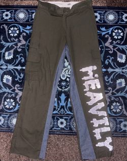 CHIEFIN HEAVILY X DICKIES FLARED REFLECTIVE JEANS