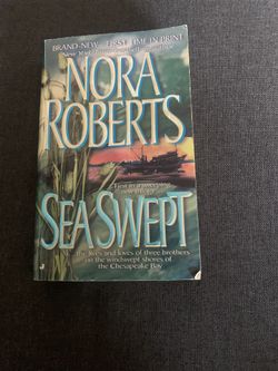 Nora Roberts 'Sea Swept' Book of New York Times Bestselling Author