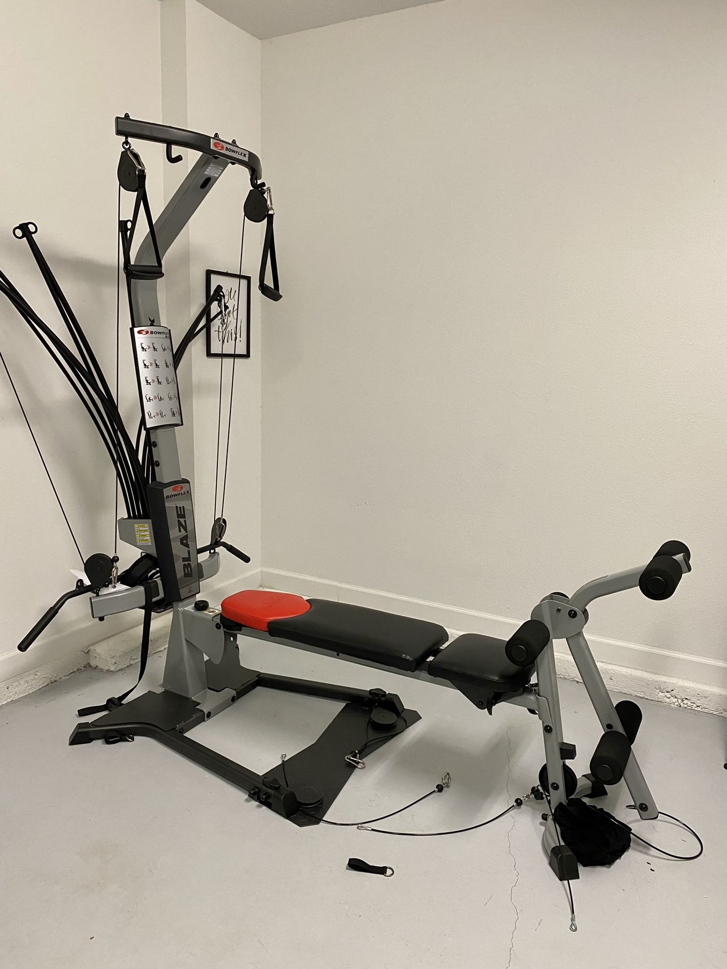 Bow flex Blaze Home gym (Like New) 