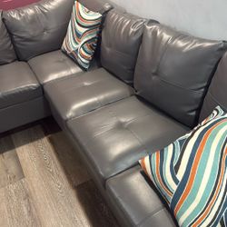 Leather coach 