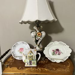 Capodimonte lamp 