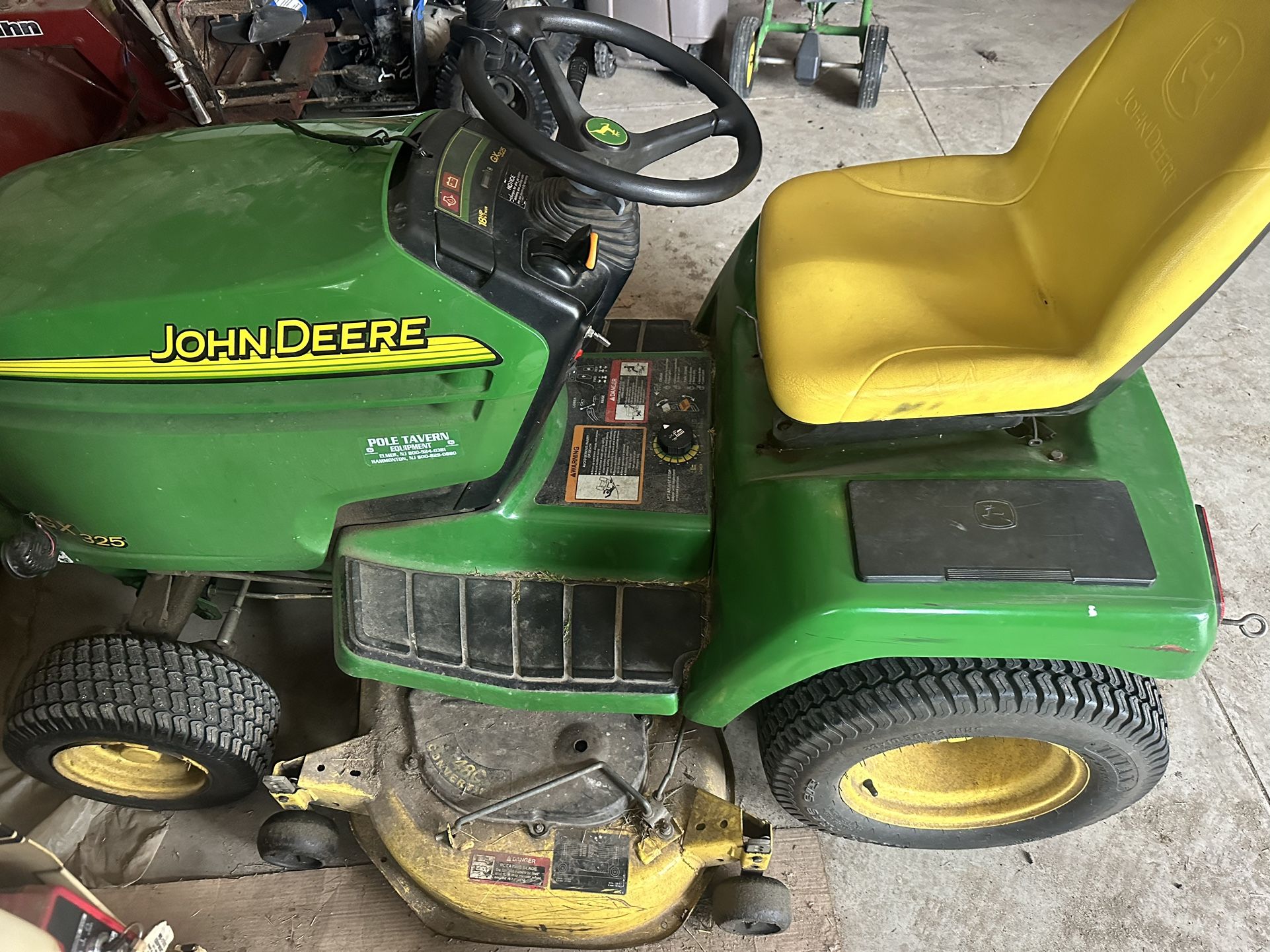 John Deere Garden Tractor Gx 325 Hydrostatic