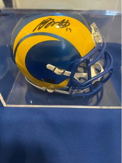 Davante Adams signed mini helmet