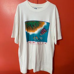Vintage Dominica princess cruises T-shirt xxl