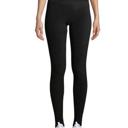 ClimateRight Stretch Fleece Women's black High Rise Base Layer Legging, Size M.  (AQ)