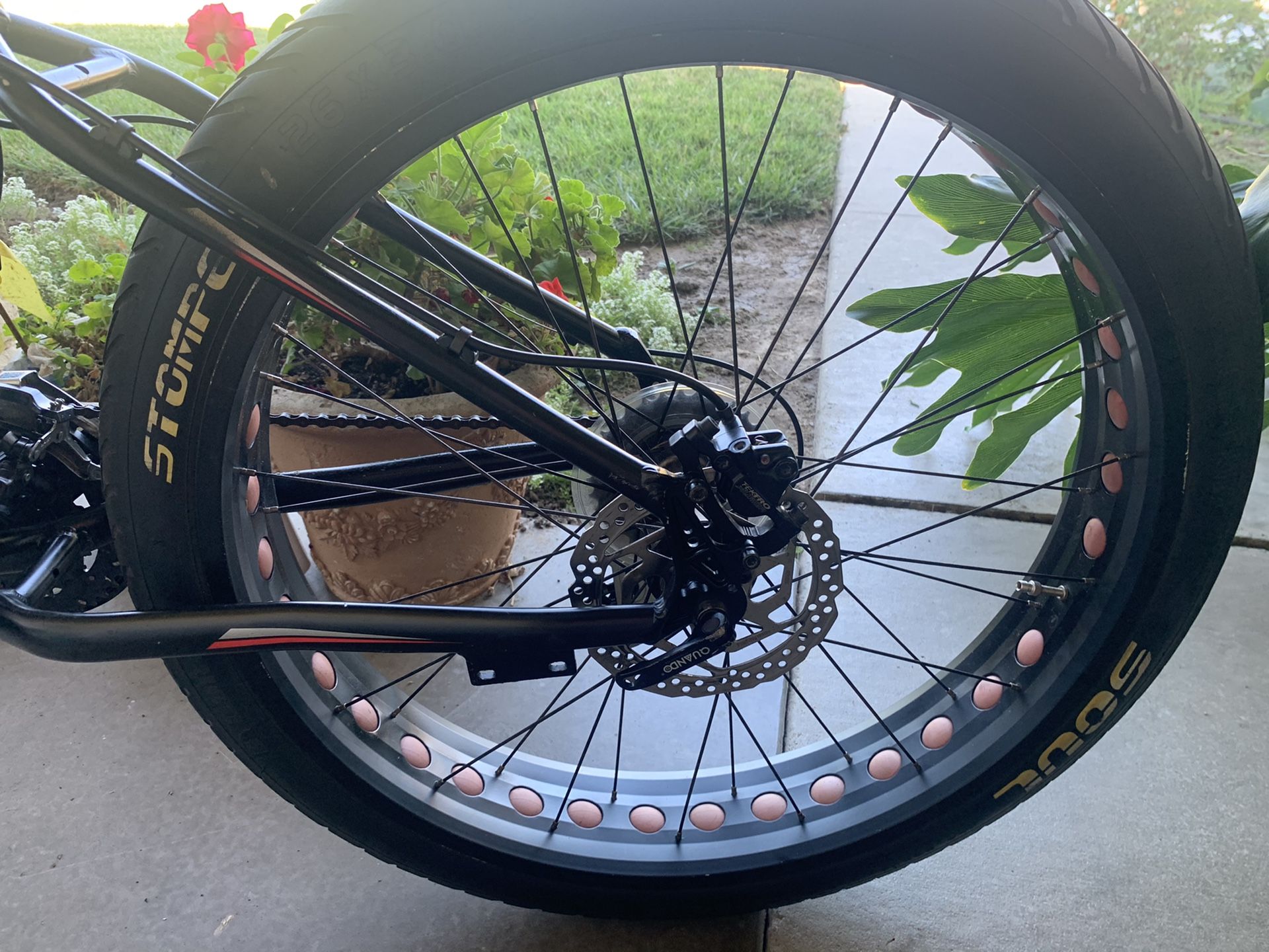 snap on fat tire bike