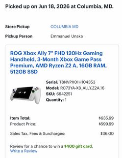 ROG XBOX Ally