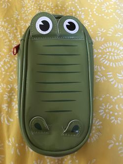 Alligator pencil case
