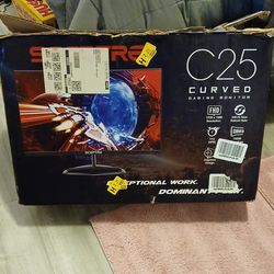 Sceptre C25 Curved Gaming Monitor Screen only