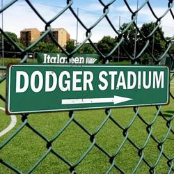 4x16 Metal Dodgers Stadium Sign SHIPPING AVAILABLE