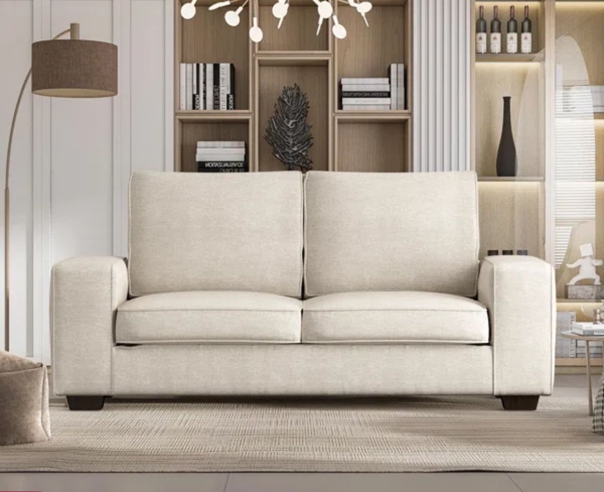 Kaissen 71.25" Modern Modular Sofa with Reversible Cushions & Removable Covers