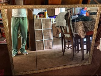 Vintage 3 piece mirror heavyweight