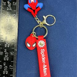 Marvel Spider-Man Keychain Strap Charm Multi Piece Clip