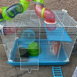 Pet Cage With Extra Bag Of Food Included 