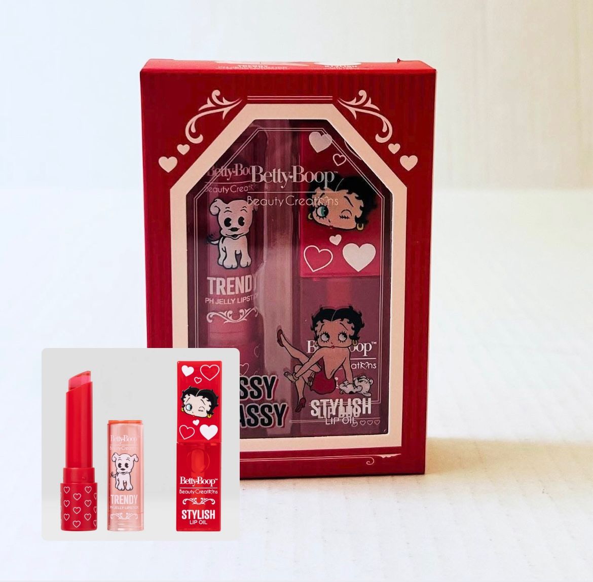 Beauty Creations X Betty Boop Classy & Sassy Lip Duo Set