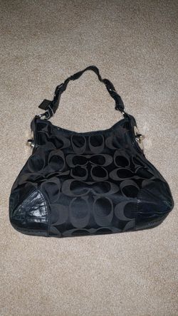Black coach purse