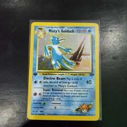 Pokemon Misty's Golduck  1st Edition