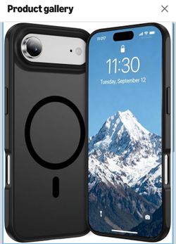 for iPhone 17Air Frosted Case [Compatible with MagSafe] [Military Grade Drop Protection] Translucent Matte Shockproof with Anti-Fingerprint Phone Cove