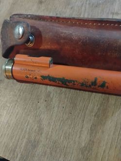 Vintage kuker-Ranken 572s surveying hand sight level with original brown leather belt holster $25 Greenway and Cave Creek Rd