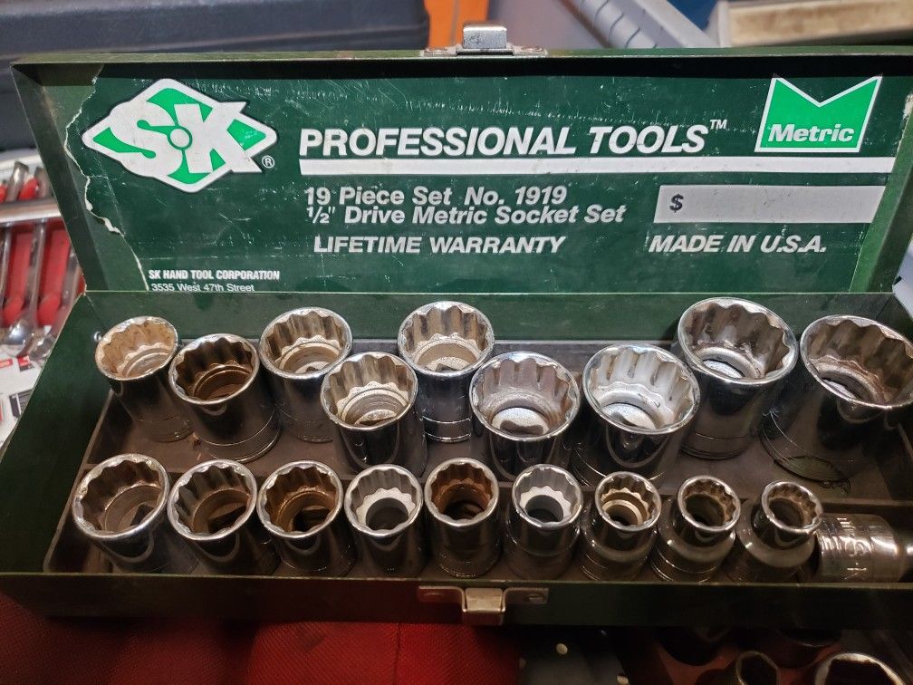 Sk 1/2 Inch Drive Metric Shallow Sockets