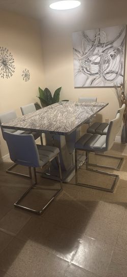 Juego de comedor (dining set gray)
