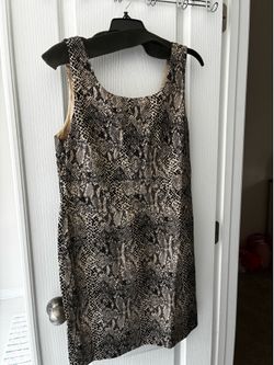 Michael Kors Snake Skin Print Dresd