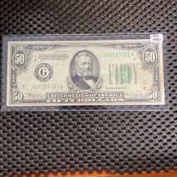1934 A $50 Reserve Note 
