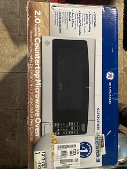 GE 2.0 Cu. Ft. Countertop Microwave – BRAND NEW