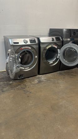 SAMSUNG SET STEAM WASHER END DRYER