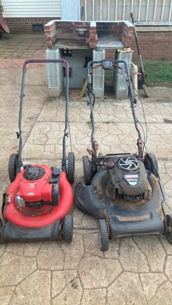 Lawnmowers pair