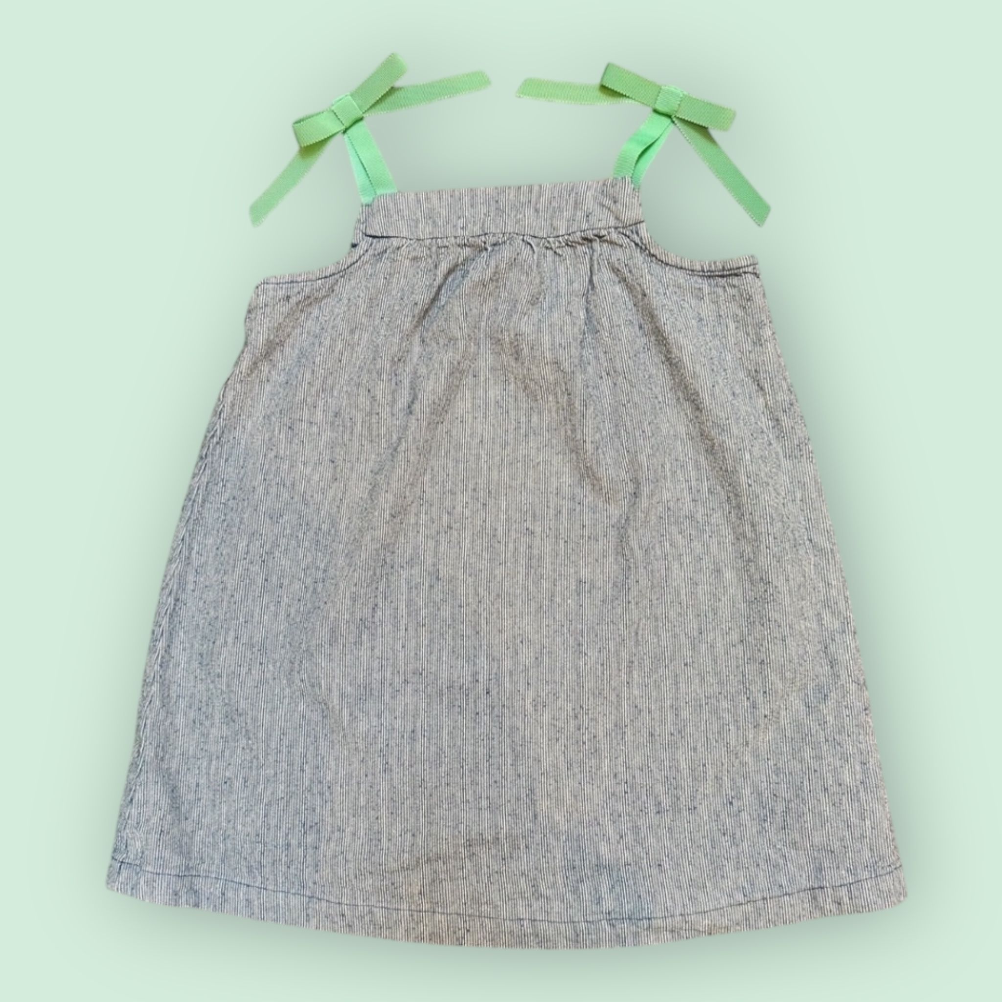 Hanna Andersson Chambray Dress, Size 3 (90), MSRP $39