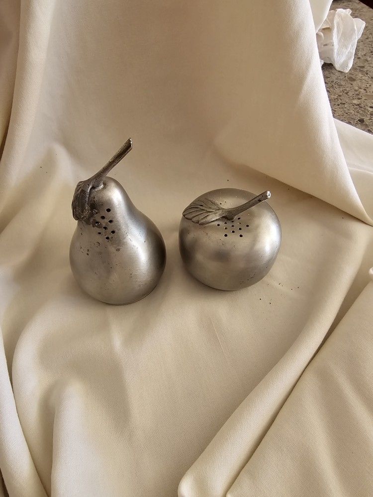 Pewter Salt And Pepper Shakers