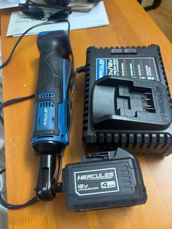 Hercules 12V Cordless, 3/8 in. Ratchet Battery and charger