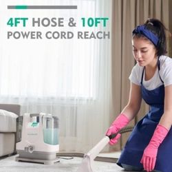 HAUSHOF Portable Carpet Spot and Upholstery Cleaner for Pet Stains, Sofa, Rug US