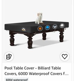 Pool table cover
