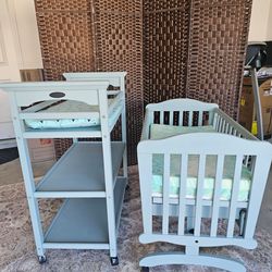 Cuna y cambiador