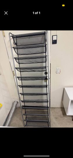 Over the door shoe rack