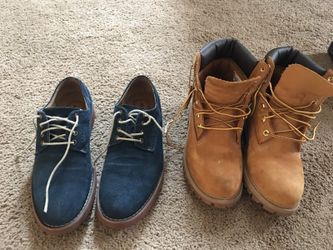 Alfani dress shoes and timberland