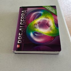Glencoe Pre-Algebra Hardcover Textbook