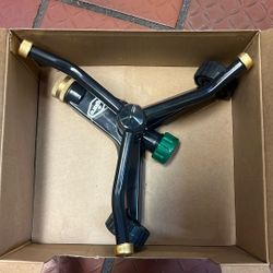 1,384 sq. ft. Metal 3-Arm Rotating Lawn and Garden Sprinkler