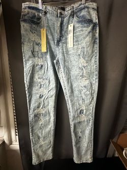 Acid washed REASON jeans