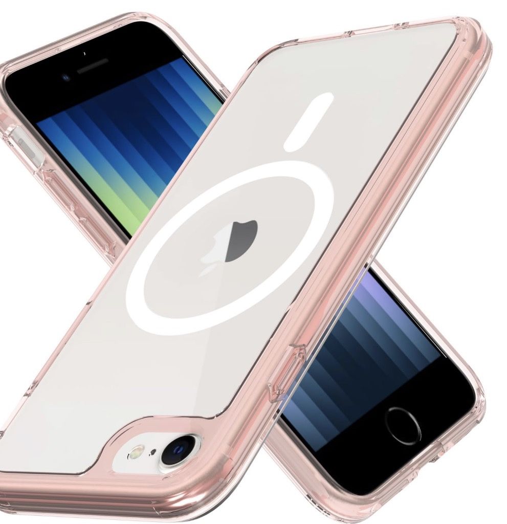 10 PHONE CASES) Magnetic For IPhone SE 2022/2020 Case, IPhone 8/7 Case [Mil-Grade Drop Protection] [Compatible With Magsafe] Shockproof Slim Transpare