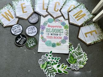 Classroom welcome signs