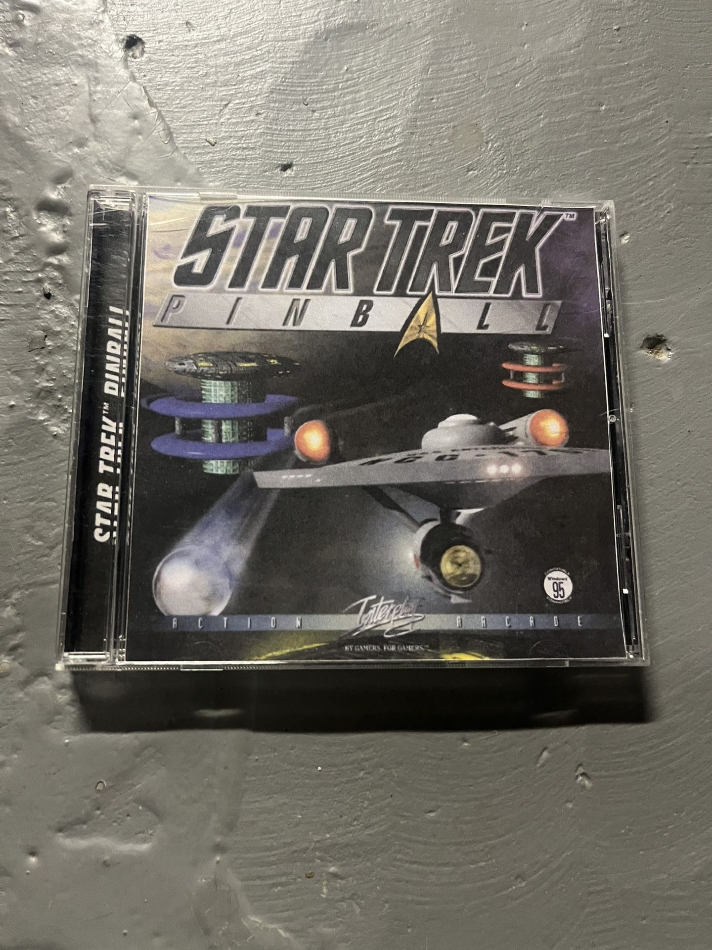 Star Trek Pinball PC Game 1998 CD ROM Windows 95 Vintage Computer Classic